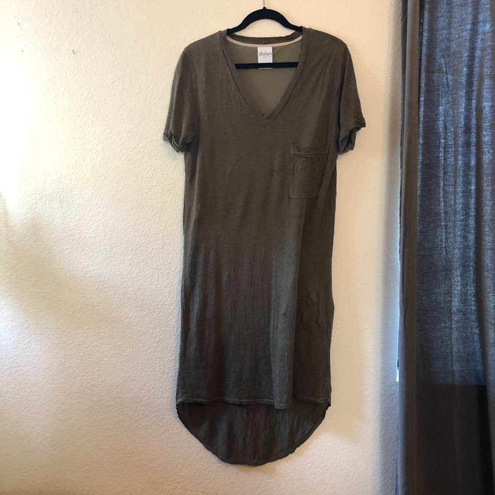 Dolan V-neck T-shirt dress